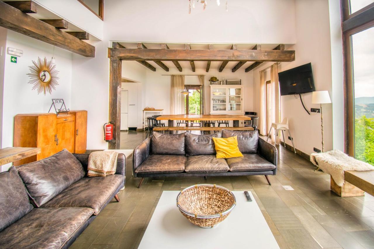 Behin Batean, Espectacular Casa Rural En Pleno Corazon Del Valle Baztan Ziga 외부 사진