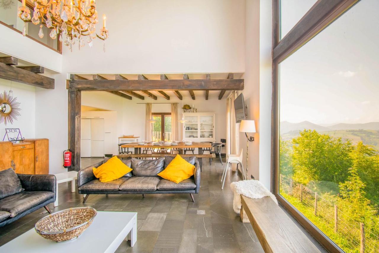 Behin Batean, Espectacular Casa Rural En Pleno Corazon Del Valle Baztan Ziga 외부 사진